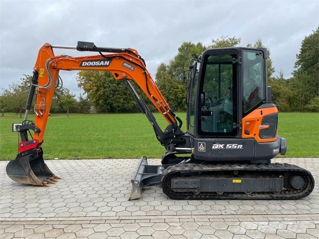 Doosan DX55R-7 Mini bagri <7t