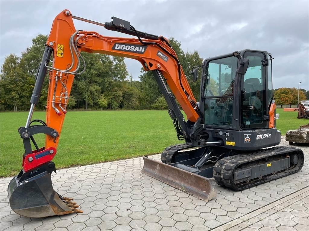 Doosan DX55R-7 Mini bagri <7t