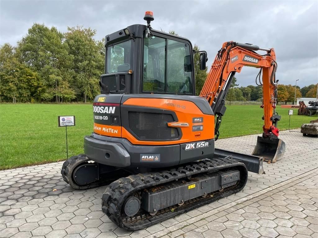 Doosan DX55R-7 Mini bagri <7t