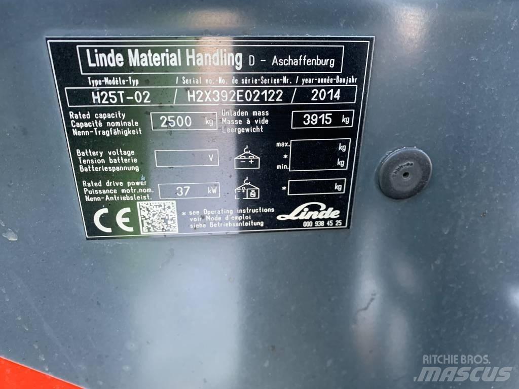 Linde H25T-02 Plinski viličarji