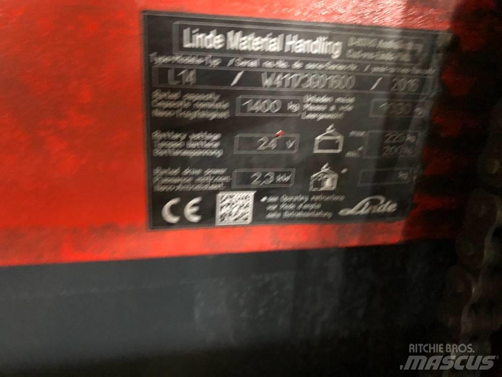 Linde H 16 T-01 Plinski viličarji