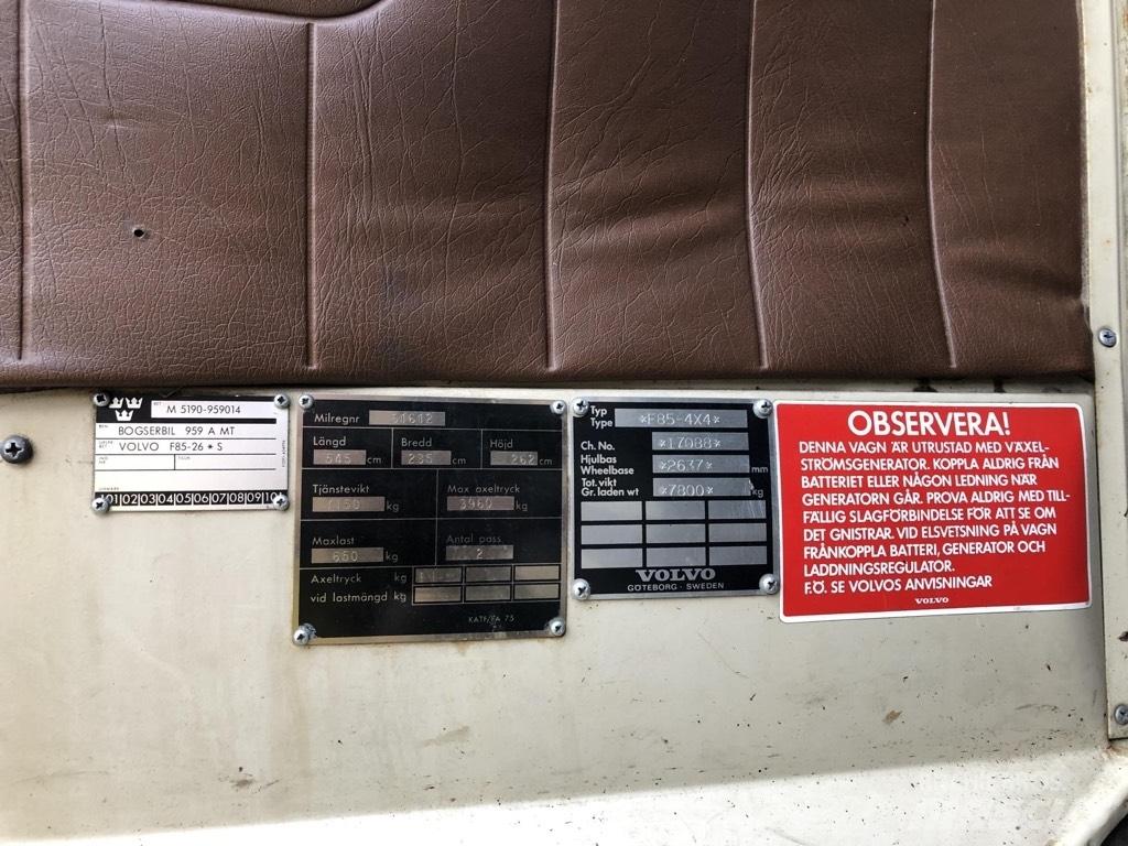 Volvo F85 Drugi tovornjaki