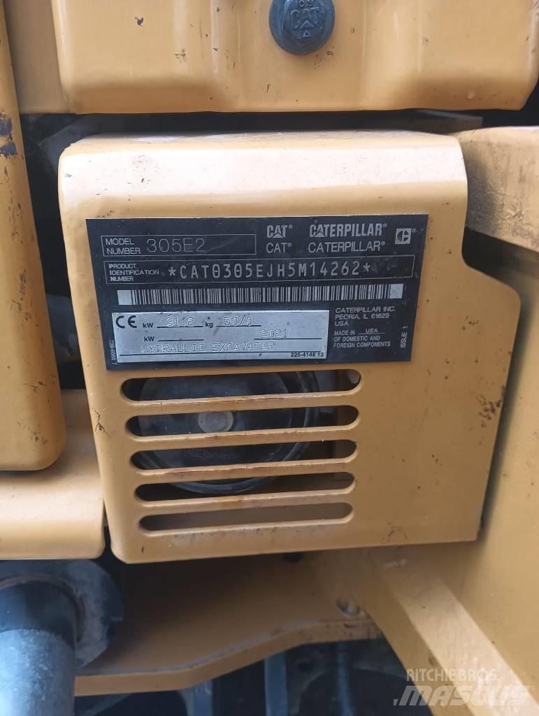 CAT 305 E CR Mini bagri <7t