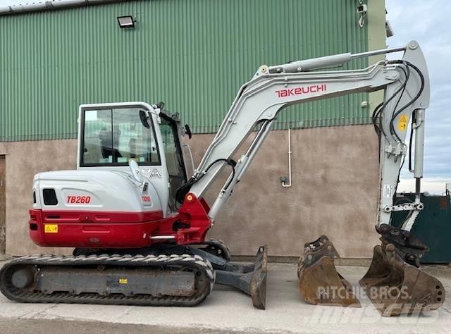 Takeuchi TB 260 Mini bagri <7t