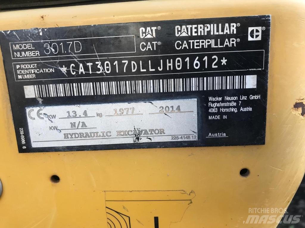 CAT 301.7 D Mini bagri <7t