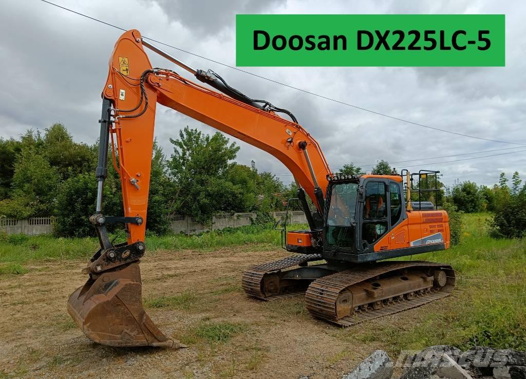 Doosan DX 225 LC-5 Bagri goseničarji