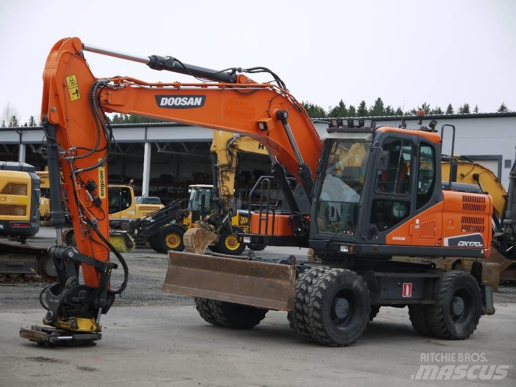 Doosan DX 170 W-5 Bagri na kolesih