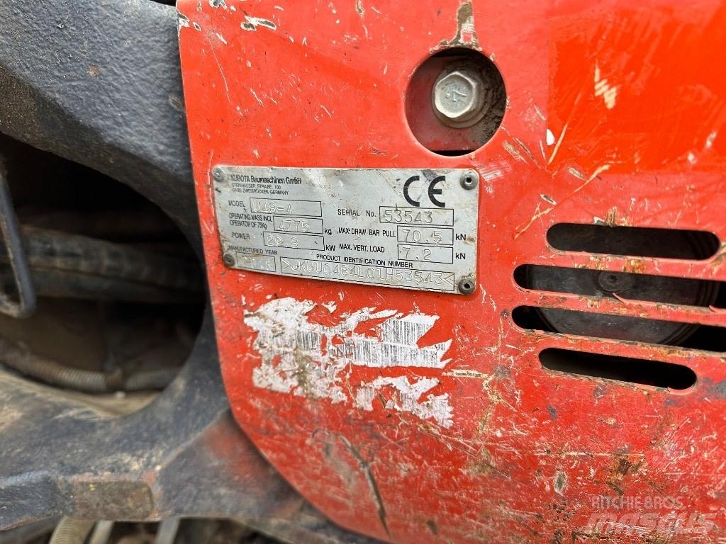 Kubota KX 048-4 Mini bagri <7t