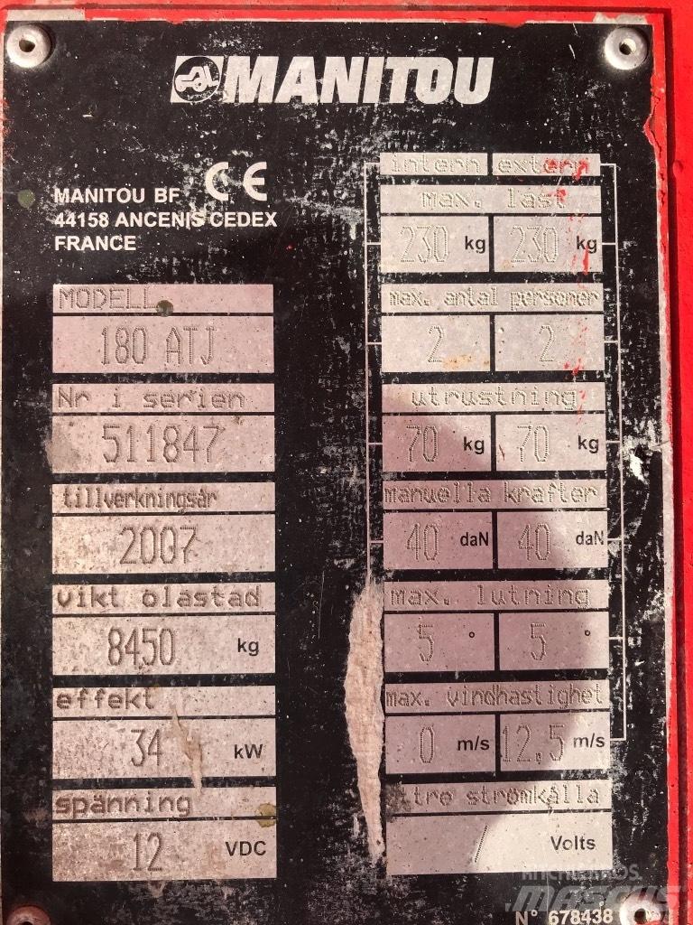 Manitou 180 ATJ Zglobne dvižne ploščadi