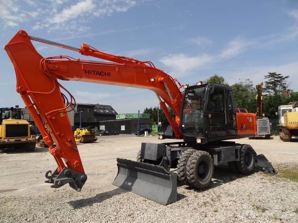 Hitachi ZX 160 W Bagri na kolesih