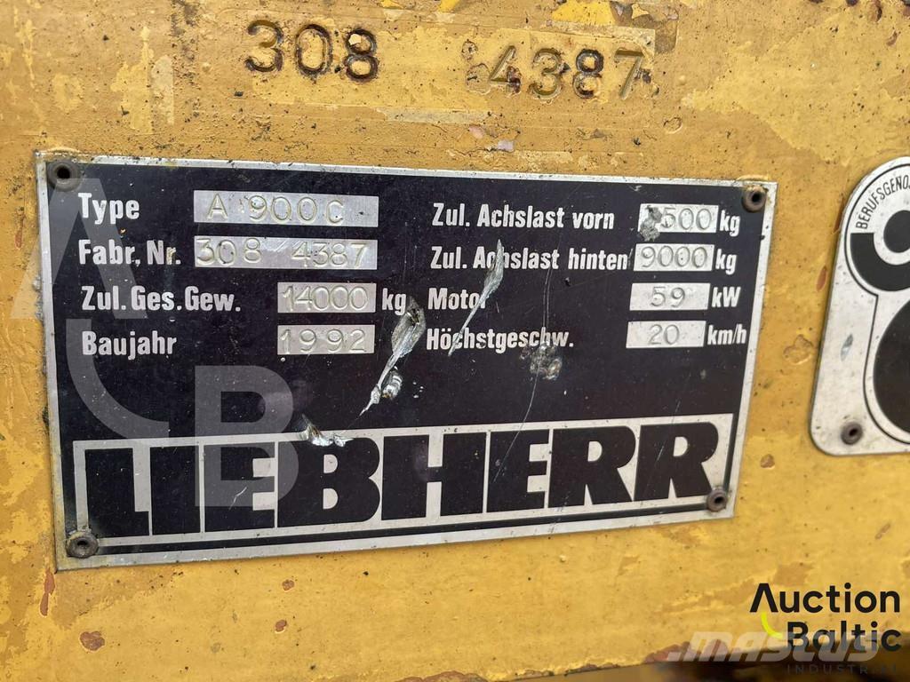 Liebherr A 900 C Bagri na kolesih
