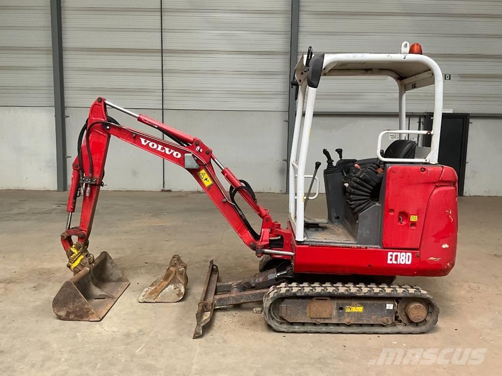 Volvo EC 18 D Mini bagri <7t