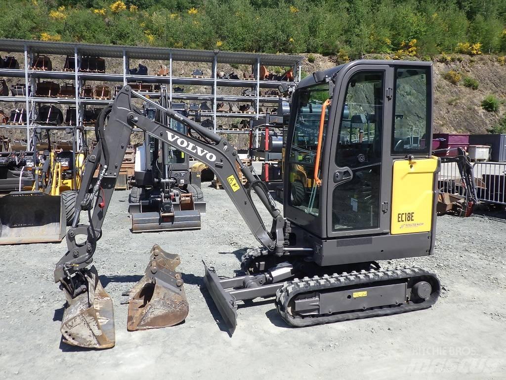 Volvo EC 18 E Mini bagri <7t