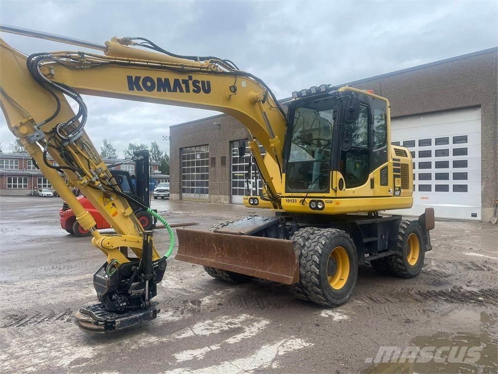 Komatsu PW148-10 Bagri na kolesih