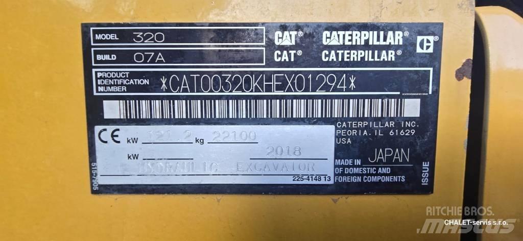 CAT 320 Bagri goseničarji