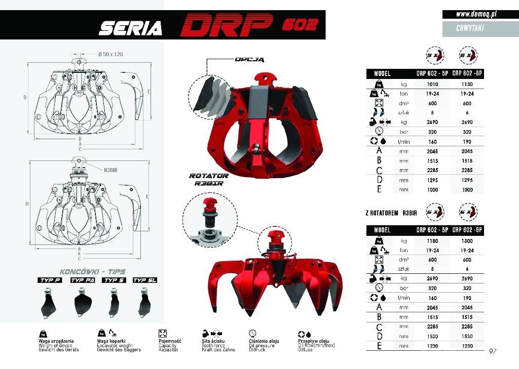  DEMOQ DRP250 4P Grabeži