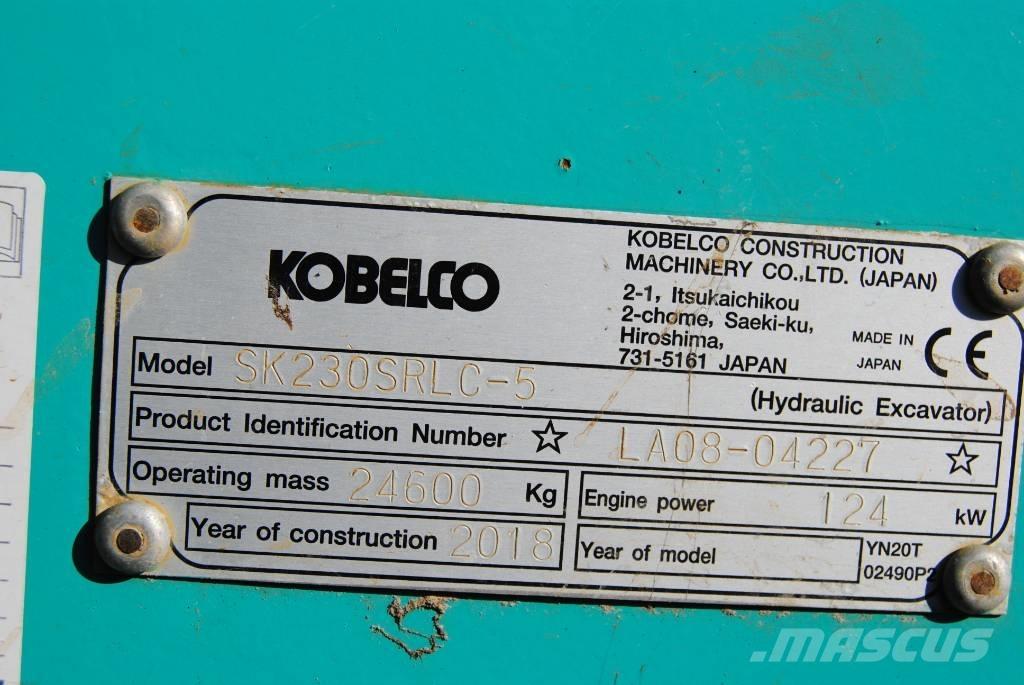 Kobelco SK230SRLC-5 Bagri goseničarji
