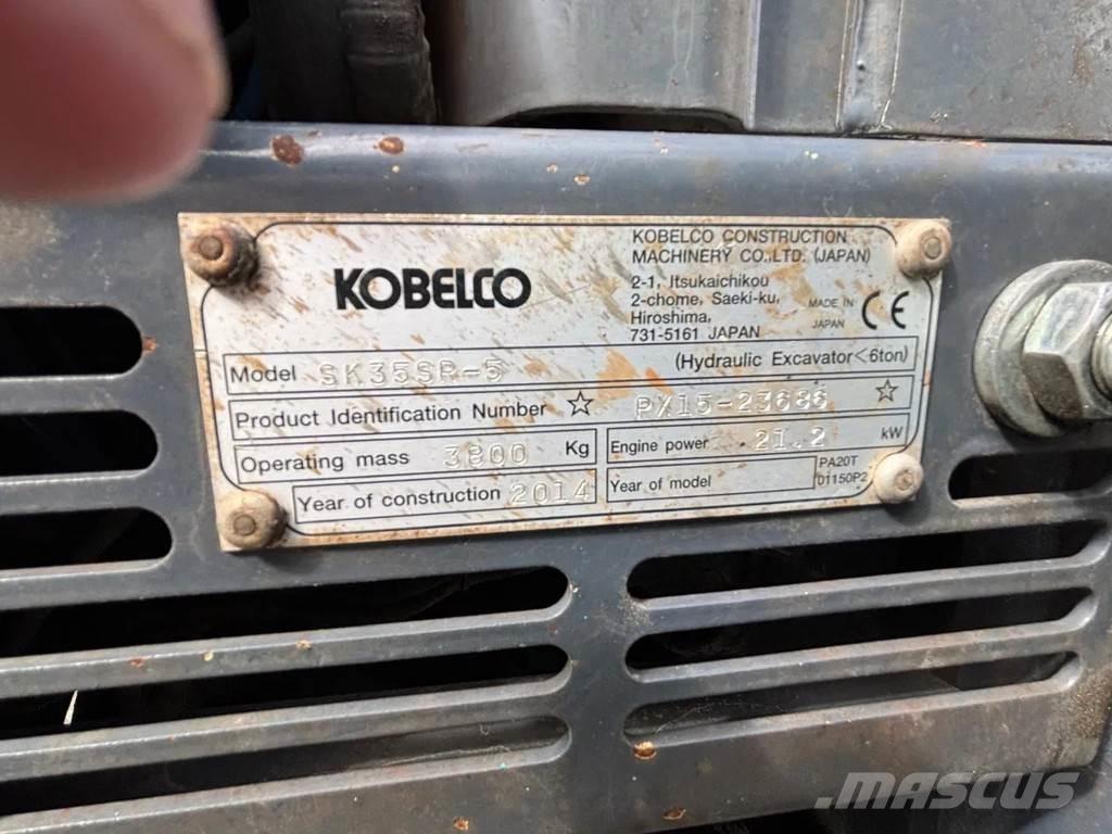 Kobelco SK35SR-5 Mini bagri <7t
