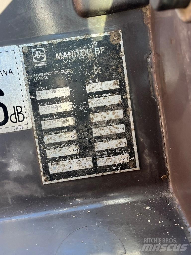 Manitou 1740 Teleskopski viličarji