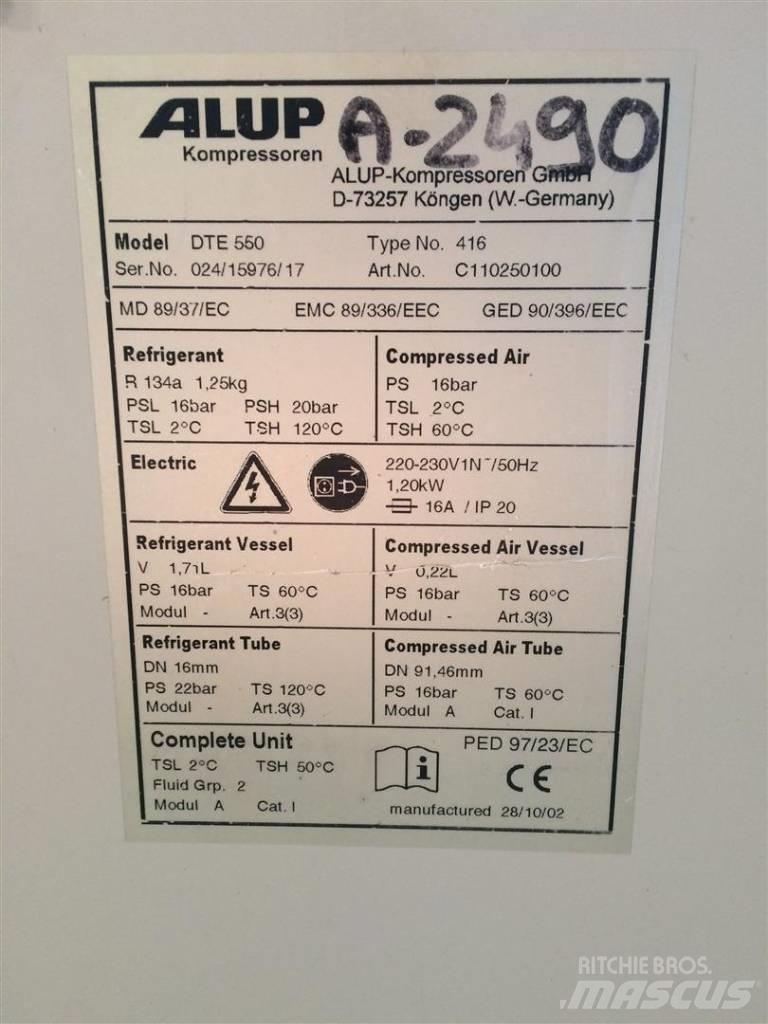 Alup DTE550 Sušilniki instrumentalnega zraka