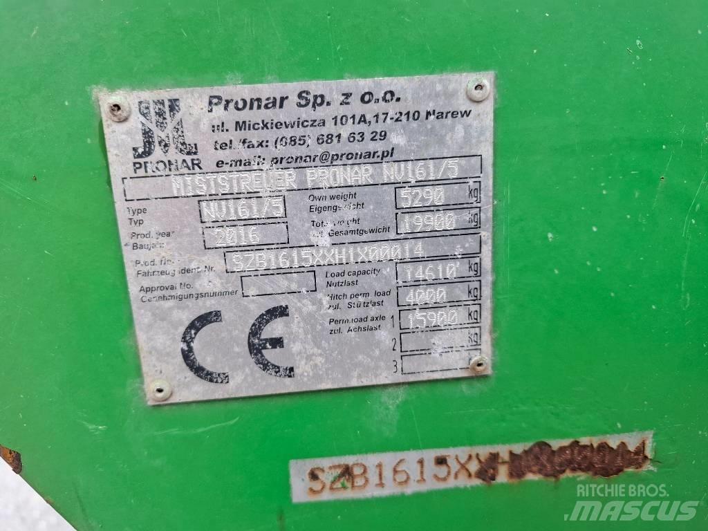 Pronar NV 161/5 Trosilniki gnoja