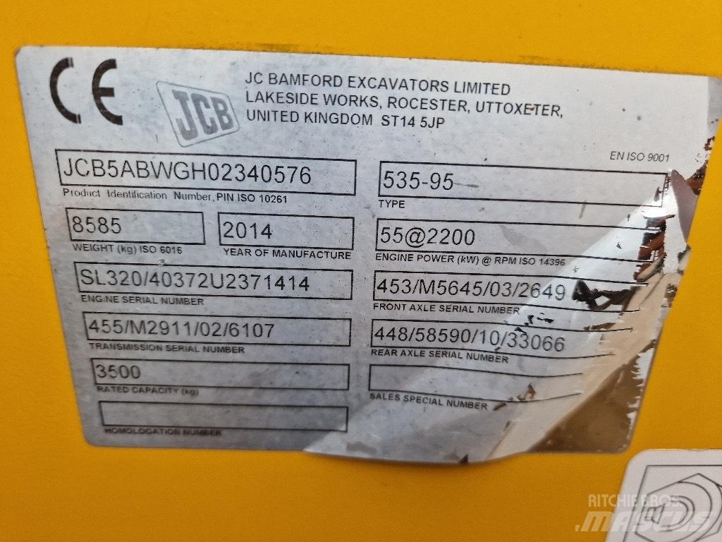 JCB 2014 JCB 535-95 Teleskopski viličarji