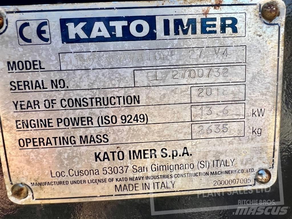 Kato HD27V4 Mini bagri <7t