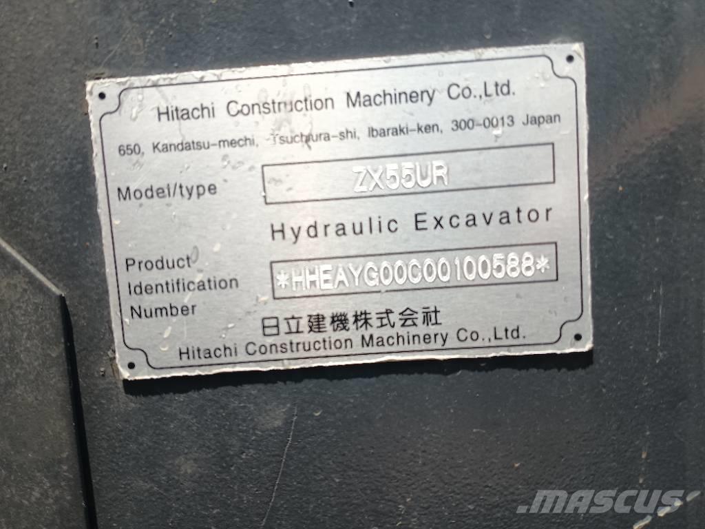 Hitachi 55 Mini bagri <7t