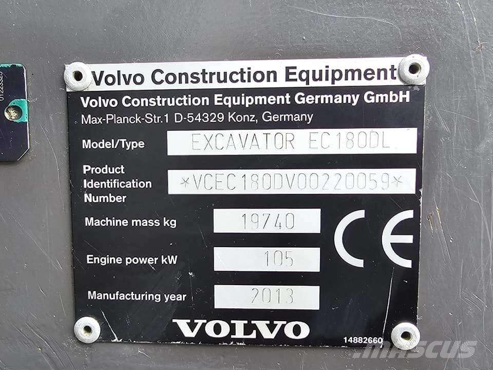 Volvo EC 180 C L Bagri goseničarji