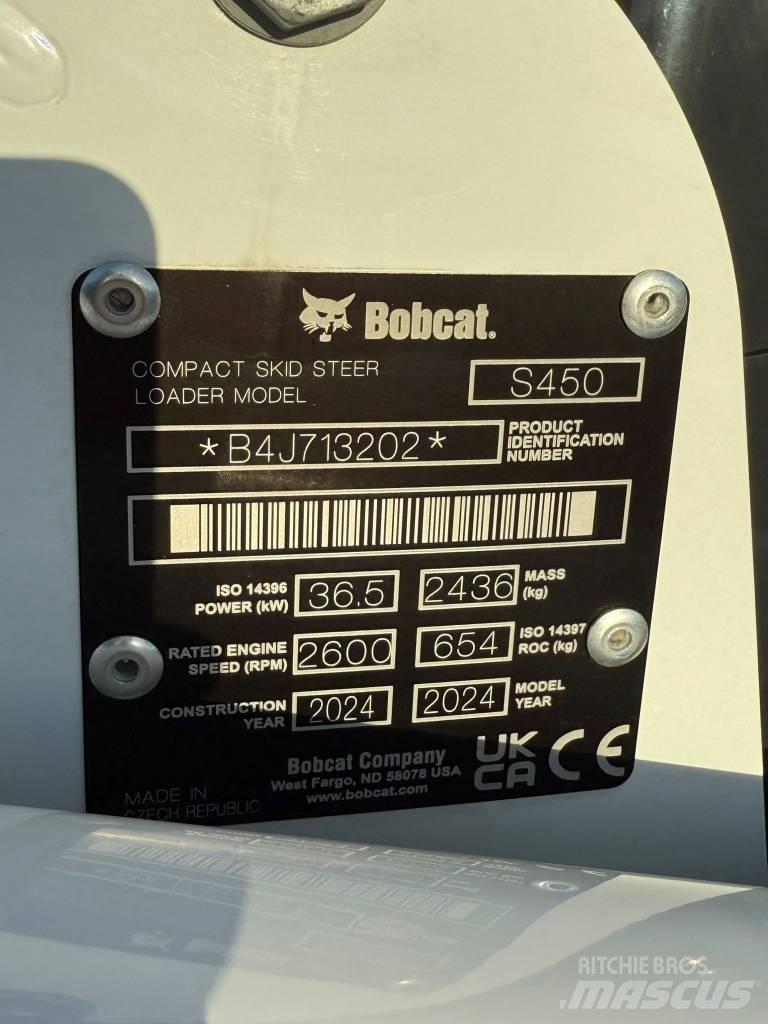Bobcat S 450 Skid steer mini nakladalci