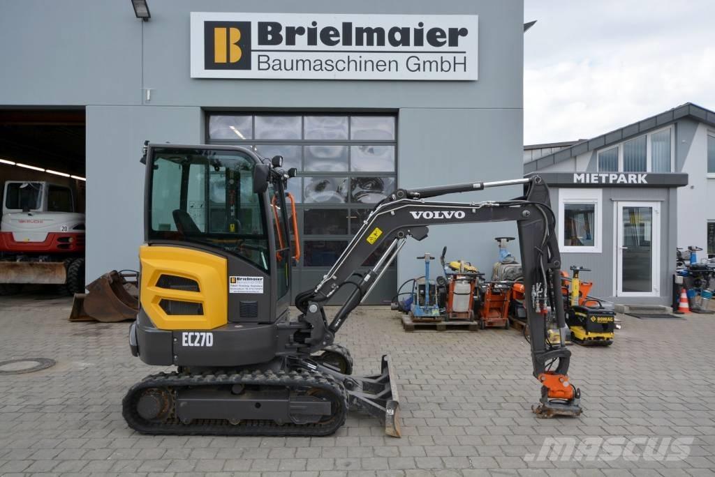 Volvo EC 27 D Mini bagri <7t