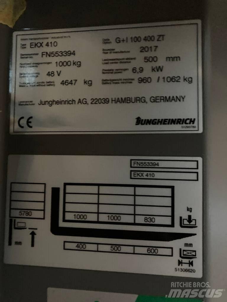 Jungheinrich EKX410 Viličar za ozke prehode