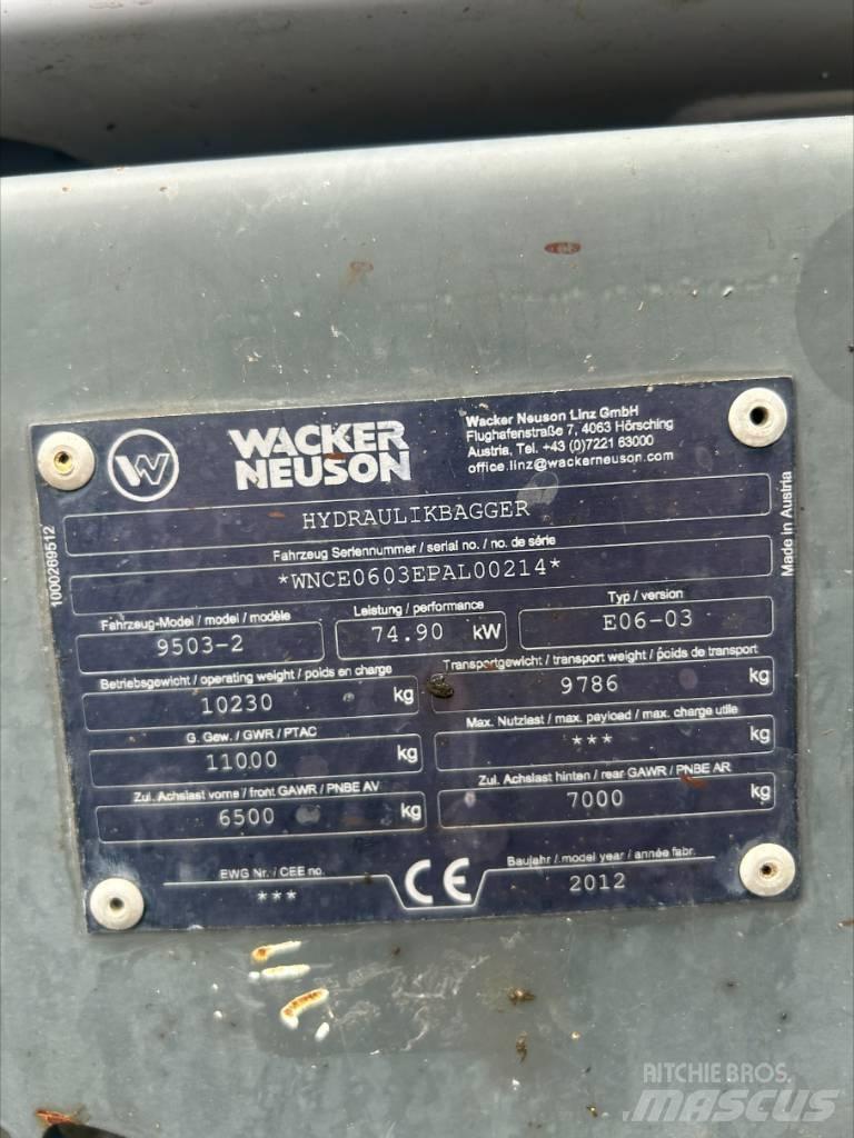 Wacker Neuson 9503 Bagri na kolesih