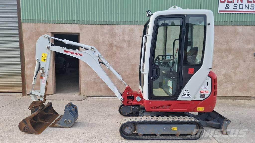 Takeuchi TB 216 A Mini bagri <7t