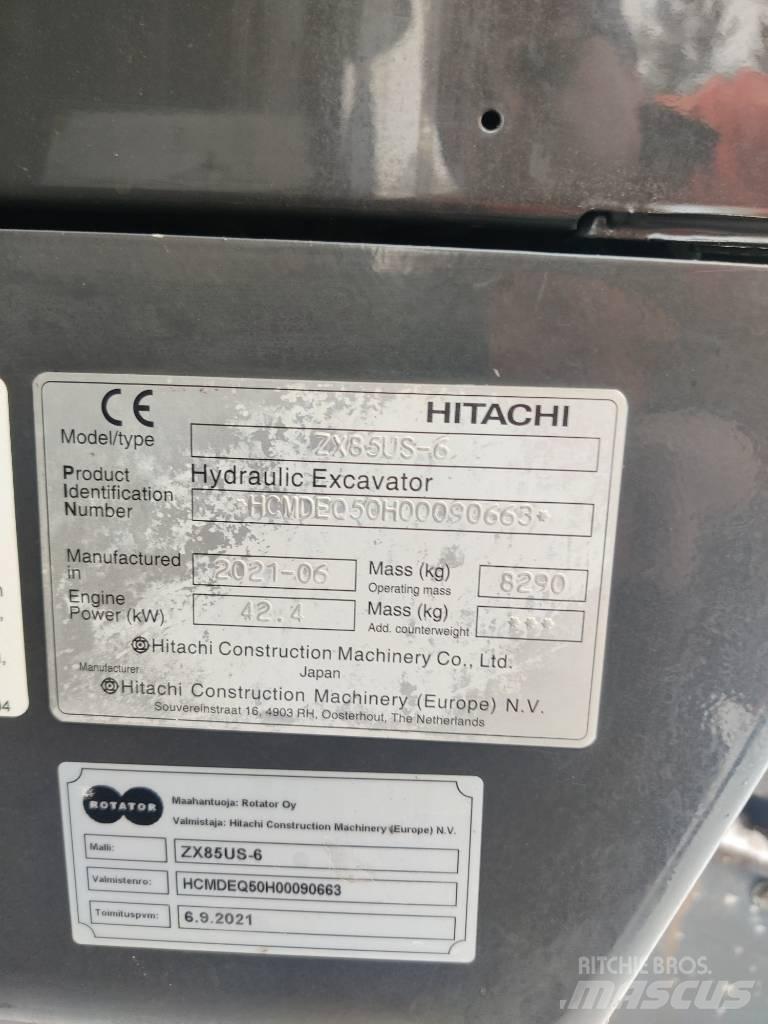 Hitachi ZX85US-6 Midi bagri 7t – 12t
