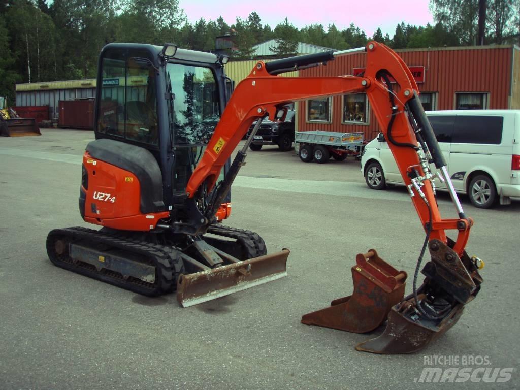 Kubota U 27-4 Mini bagri <7t
