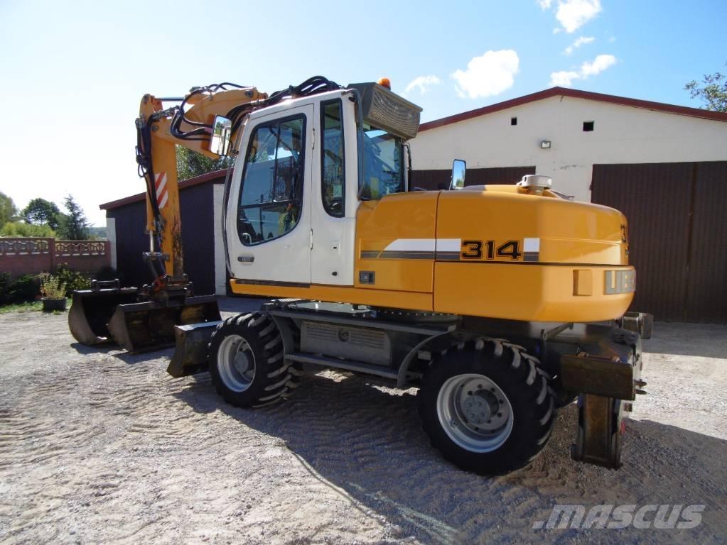 Liebherr A314 Bagri na kolesih