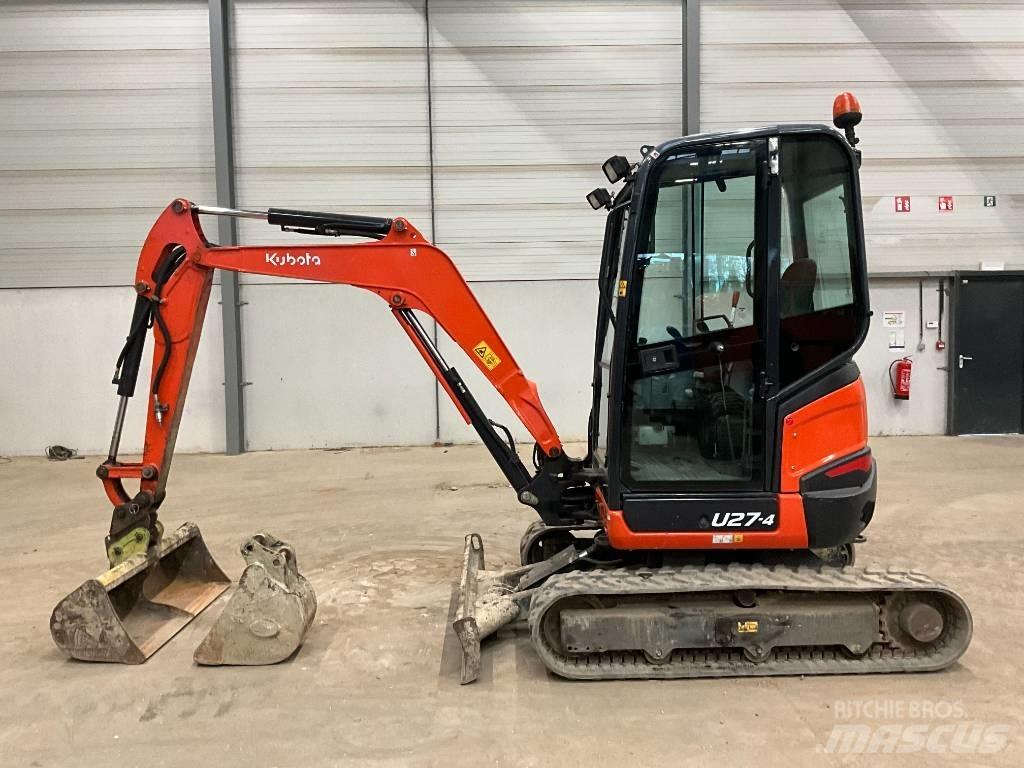 Kubota U 27-4 Mini bagri <7t