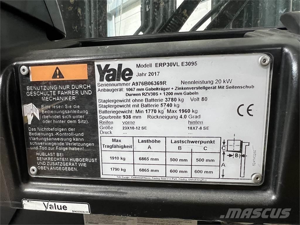 Yale ERP30VL Električni viličarji