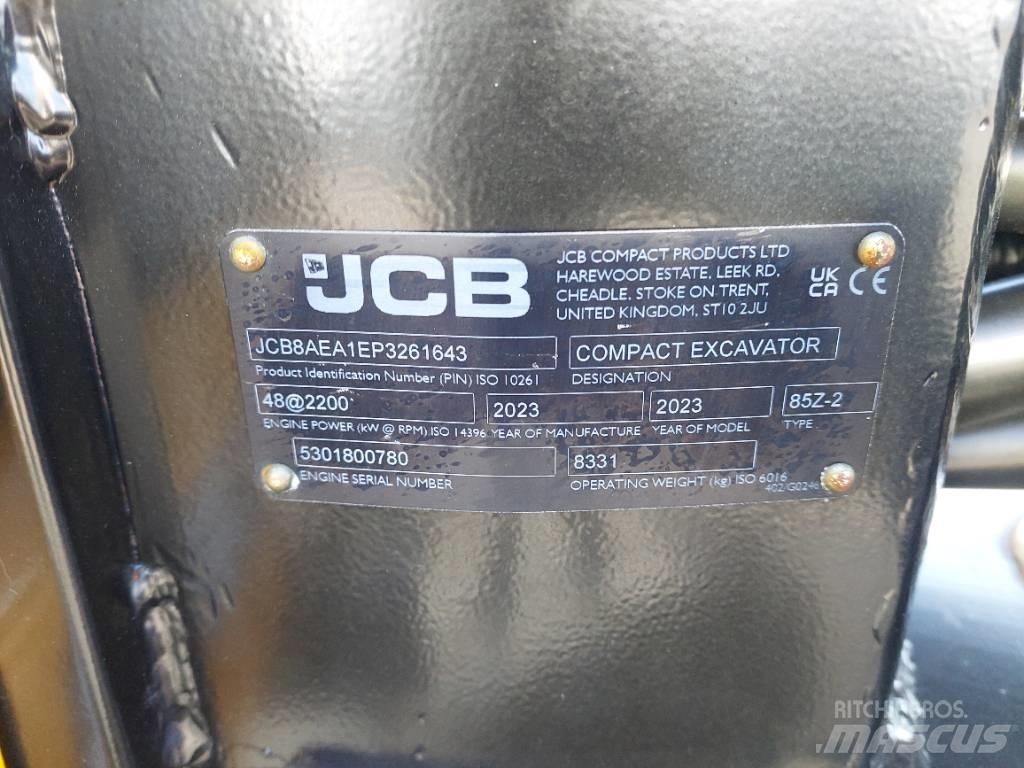 JCB 85 Z-2 Midi bagri 7t – 12t