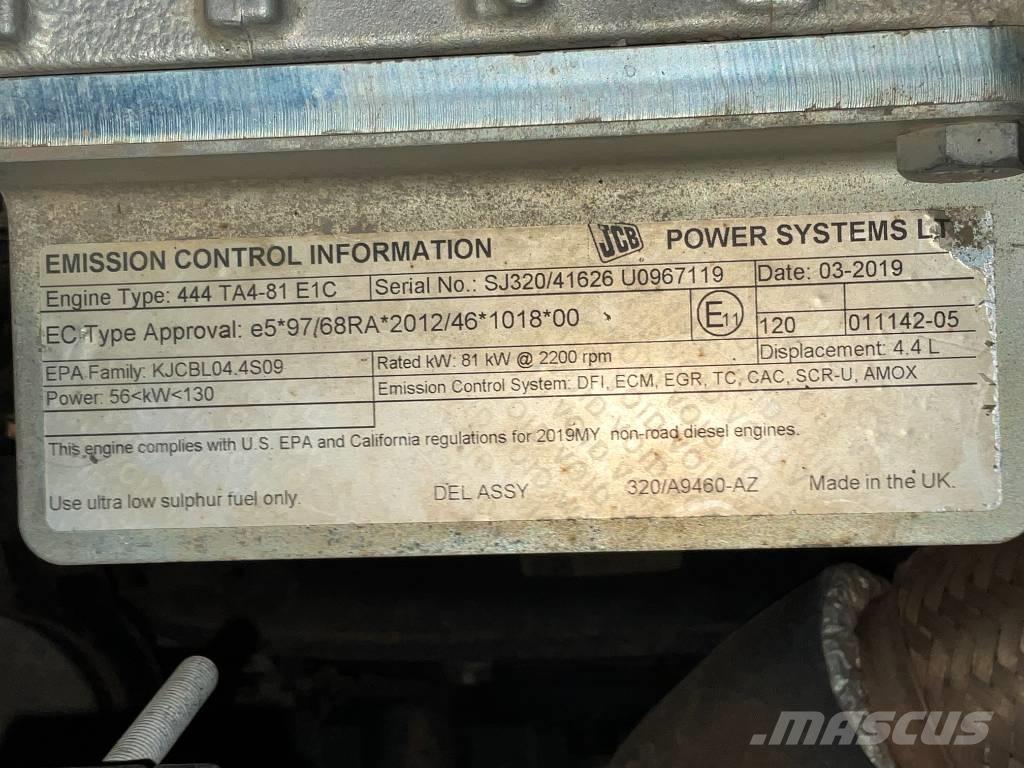 JCB JS 145 LC Bagri goseničarji