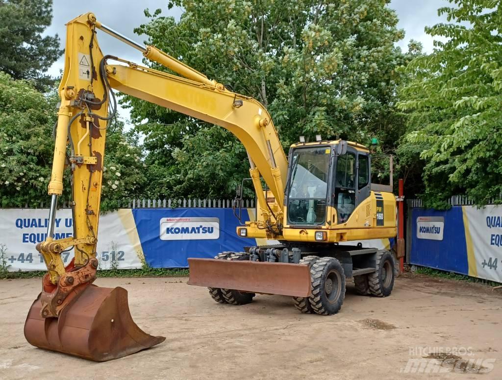 Komatsu PW 160-7 Bagri na kolesih