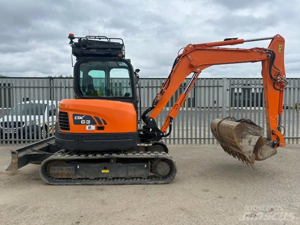 Doosan DX 63-3 Bagri goseničarji