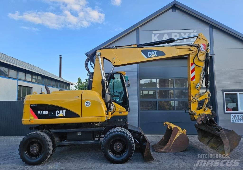 CAT 316D Bagri na kolesih