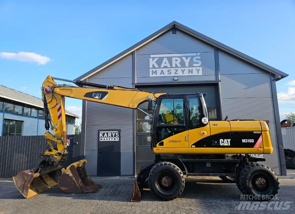 CAT 316D Bagri na kolesih