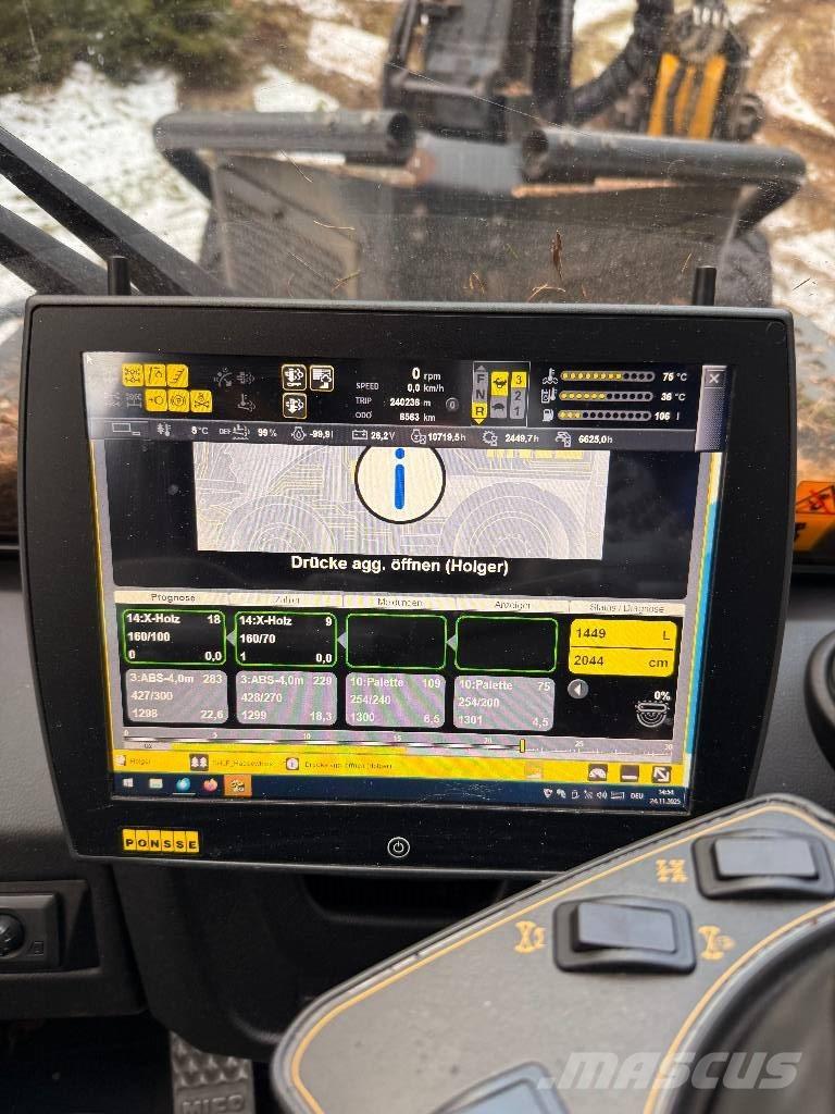 Ponsse Ergo 8W Harvesterji