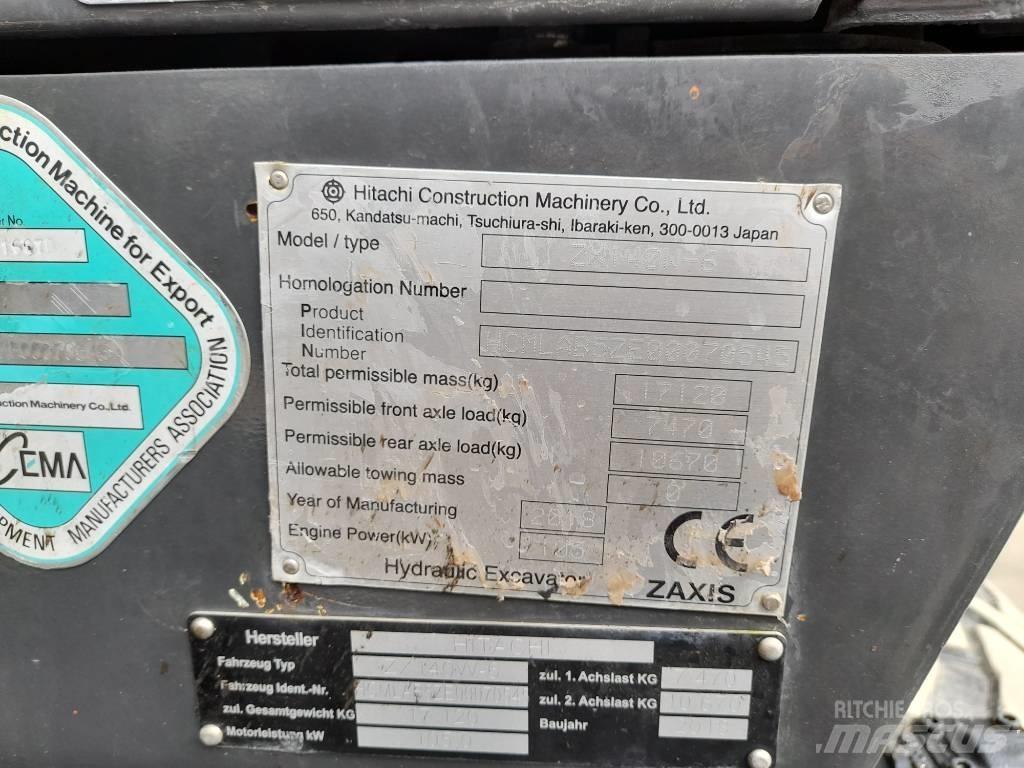 Hitachi ZX 140 W-6 Bagri na kolesih