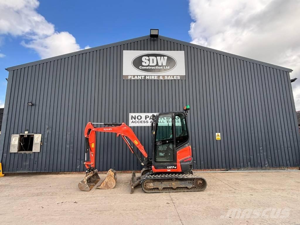 Kubota U 27 Mini bagri <7t