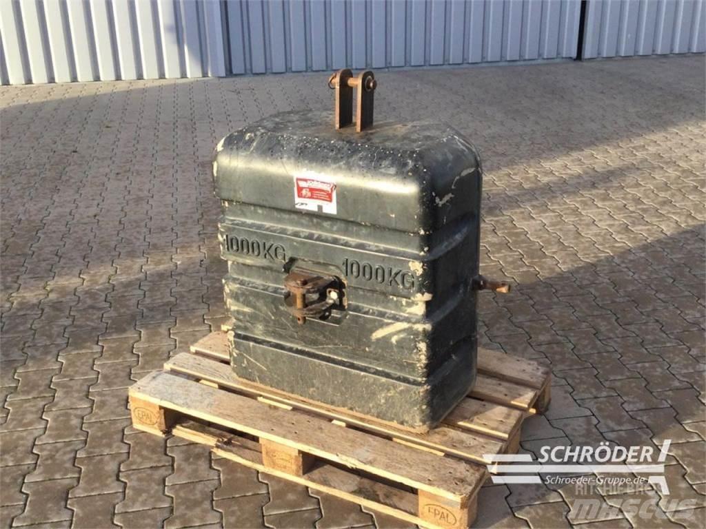  1000 KG Druga oprema za traktorje