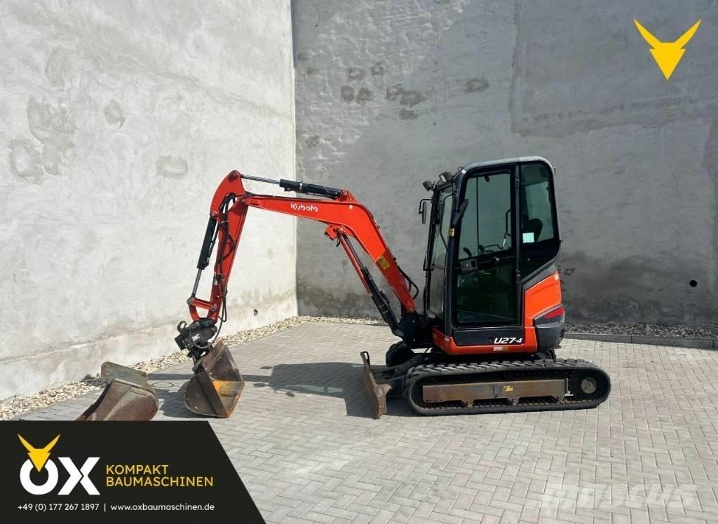Kubota U 27-4 Mini bagri <7t